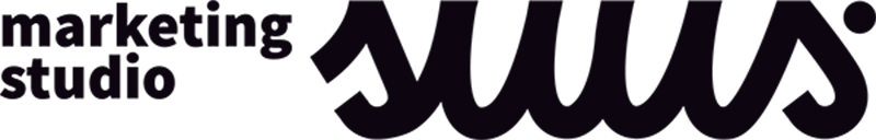 Liggende variant van het logo van Marketingstudio Suus - Freelance Marketeer en Wordpress Webdesigner
